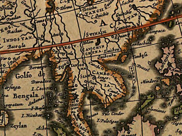 1664 - Joan BLAEU : Nova et accuratissima totius terrarum orbis tabula