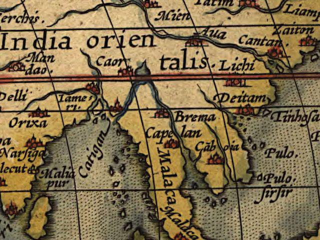 1570- Abraham ORTELIUS : Typus orbis terrarum