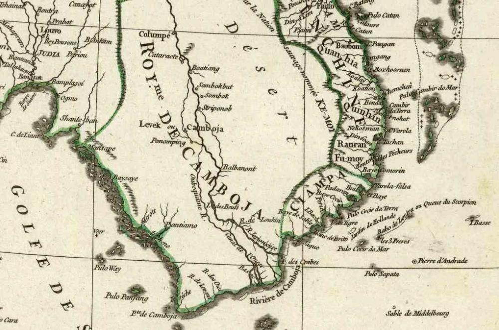 1752 - Jean Baptiste BOURGUIGNON d’ANVILLE : Asie