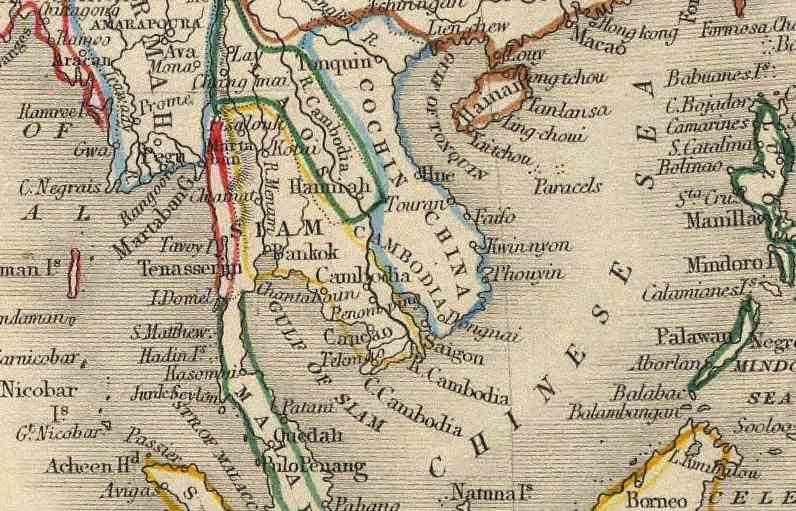 1851 - R. M. MARTIN &#38; J. TALLIS : Asia