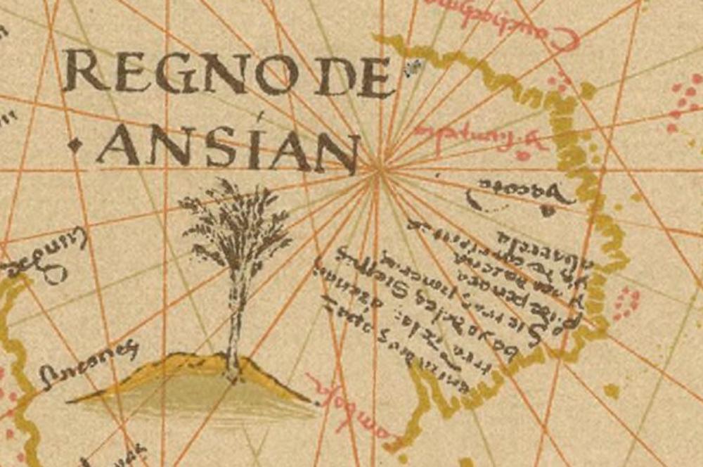 ZOOM : 1529 - Diego RIBERO : Planisfero di Propaganda Fide (copie d’un Padrón Real)